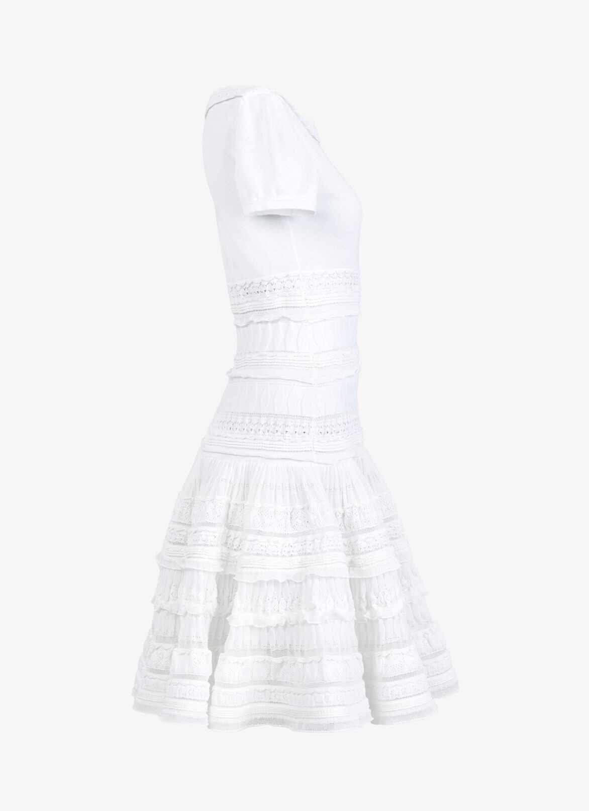 Alaïa Edition 2007 Flared dress in cotton crinoline ALAÏA WHITE ALAÏA EDITION 2007 FLARED DRESS IN COTTON CRINOLINE